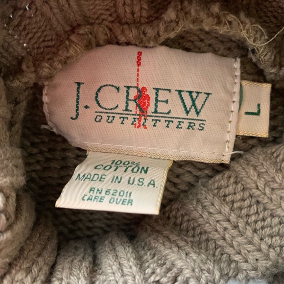 Vintage J. Crew Outfitters Turtleneck Sweater, Size Large - Picture 6 of 6